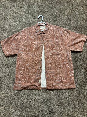 Jamaica Jaxx Hawaiian Shirt in Brown - Size L